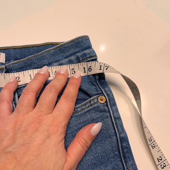 Re/Done Mid Rise Kick Flare Stretch Size 30 - Picture 10 of 12